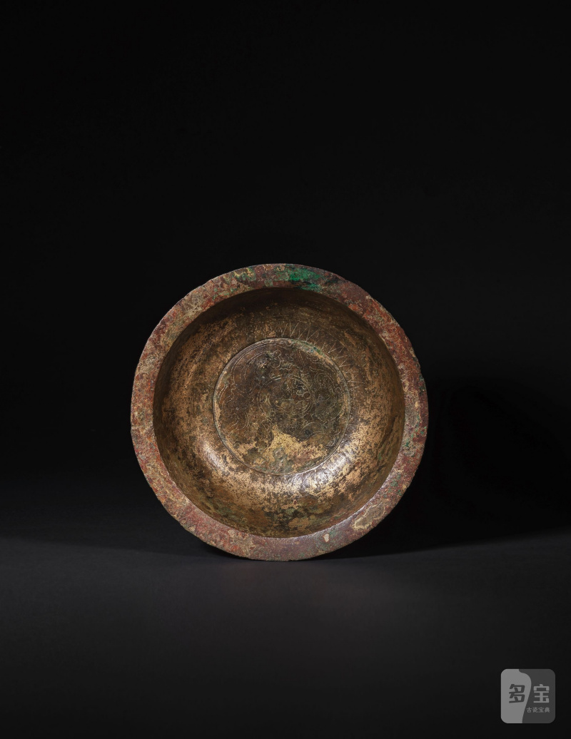 漢 鎏金銅盌 | RARE BOL EN BRONZE DORÉ - 图2